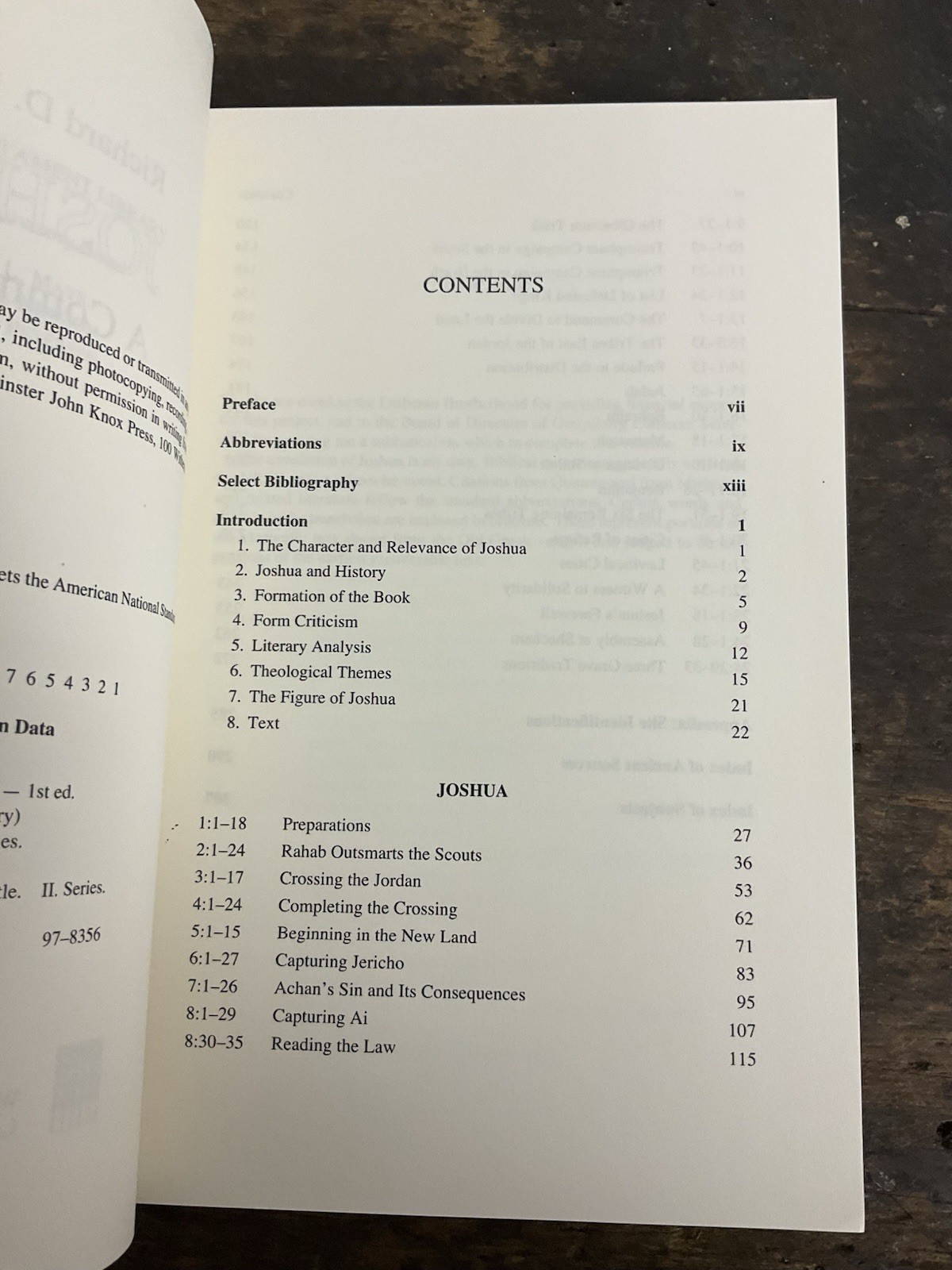 Joshua: A Commentary by Richard D. Nelson (1997, Trade Paperback)
