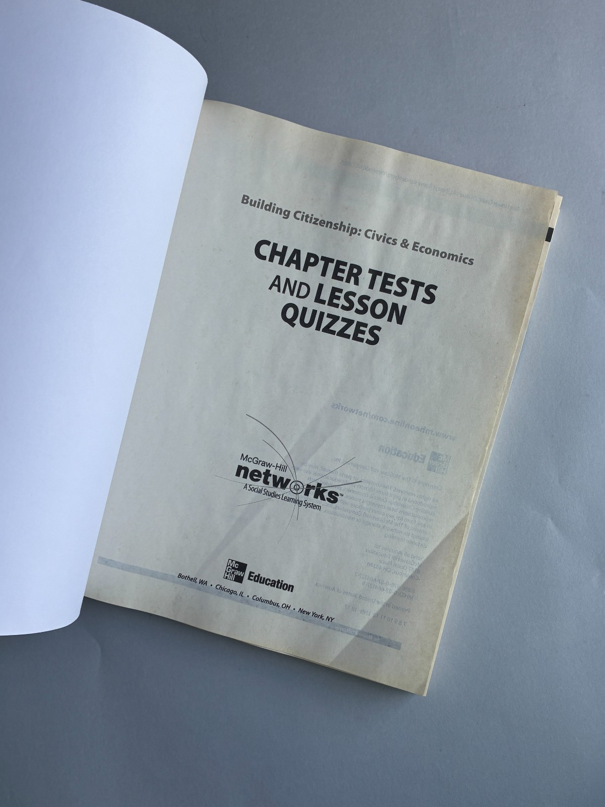Building Citizenship Civics & Economics Chapter & Tests