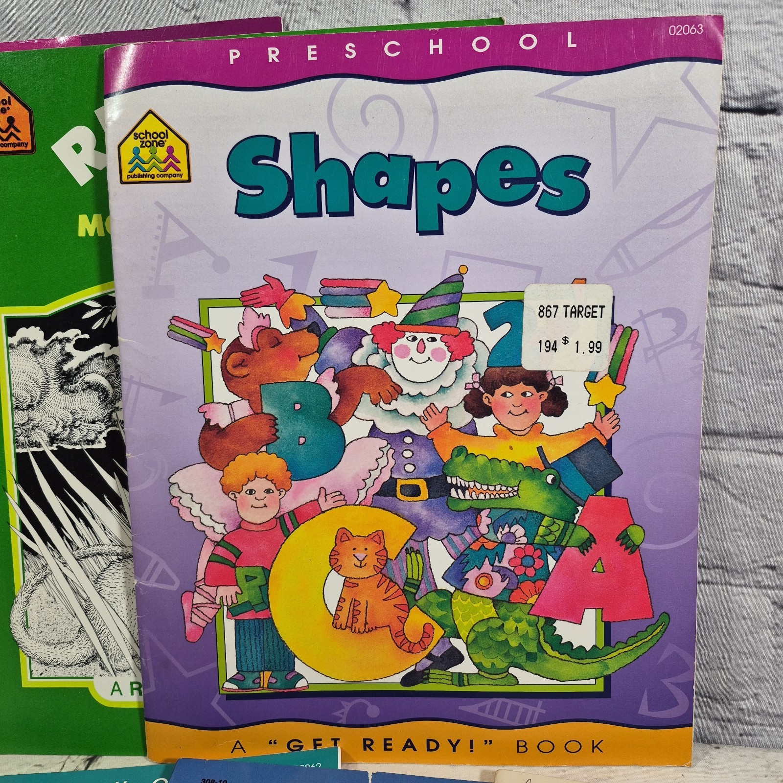 Lot of 10 Home School Work Books Preschool-3rd Grade Assorted Subjects Unmarked