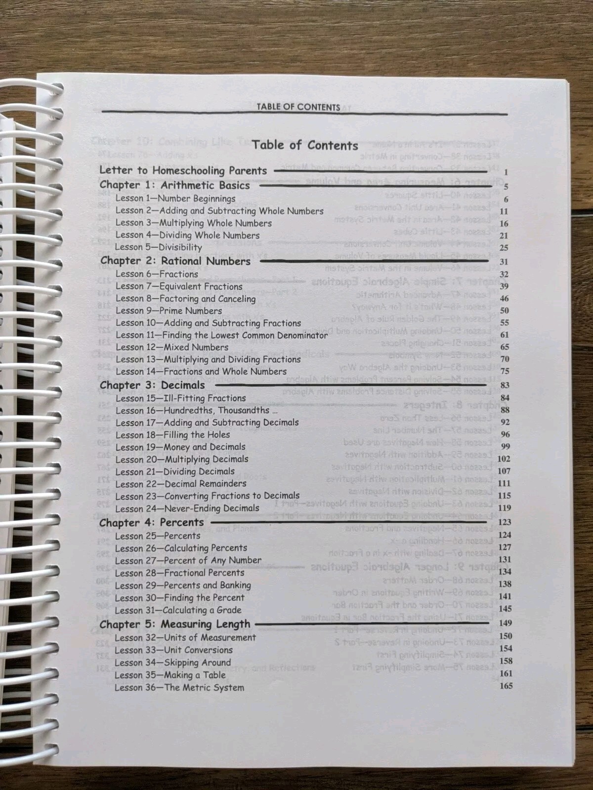PRE-ALGEBRA A TEACHING TEXTBOOK Answer Key Test Homeschool By Greg Sabouri ED5