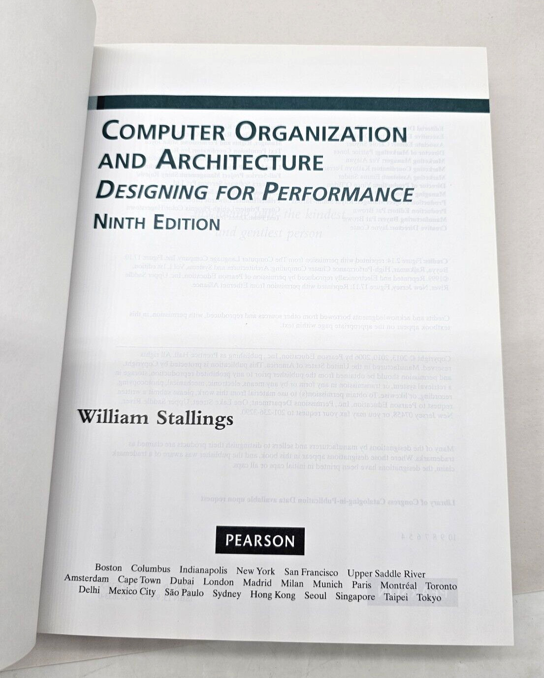 Computer Organization and Architecture by William Stallings (2012, Hardcover,…