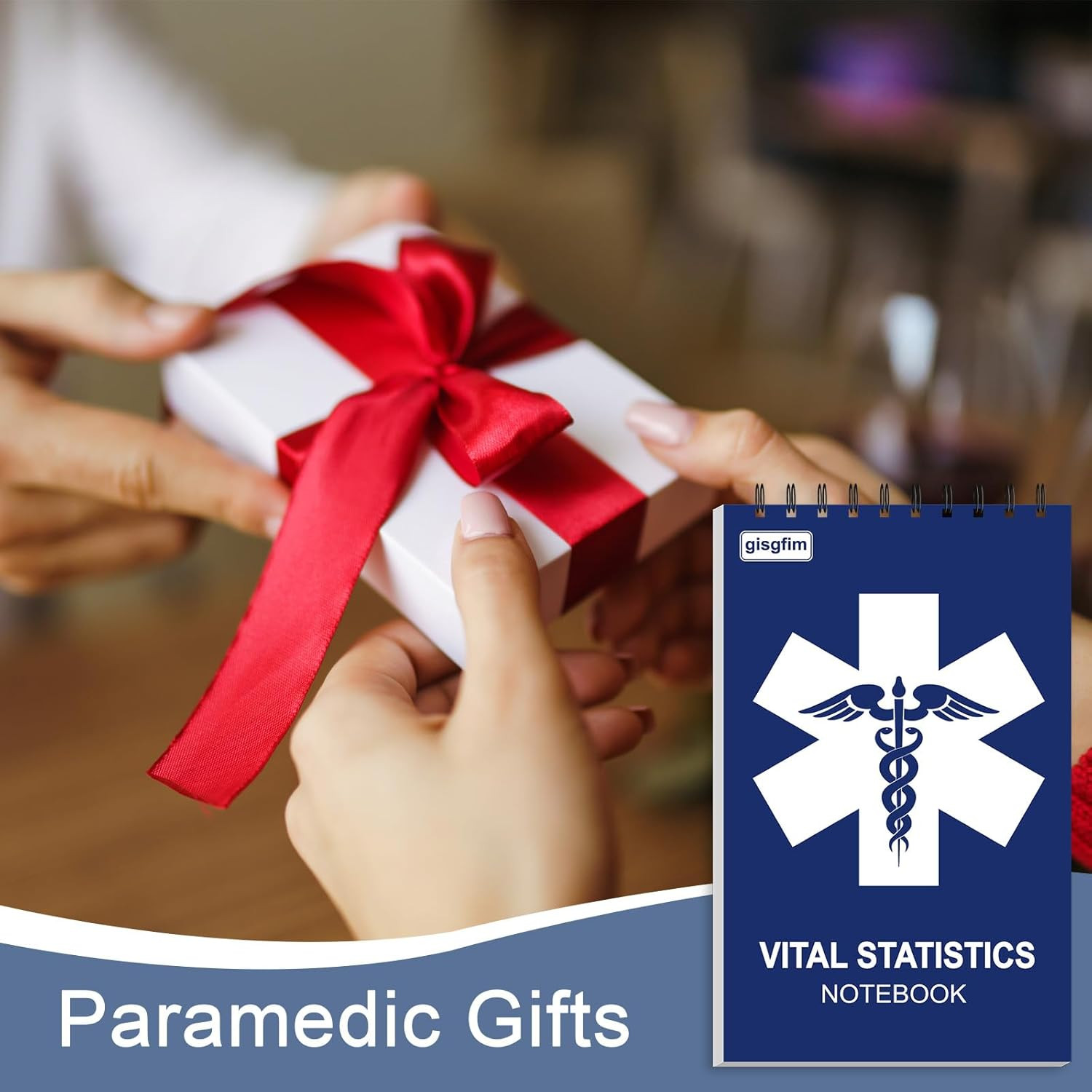 EMT First Responders Vital Statistics Notepad – 4 Pack Medical Notebook 70 Sheet