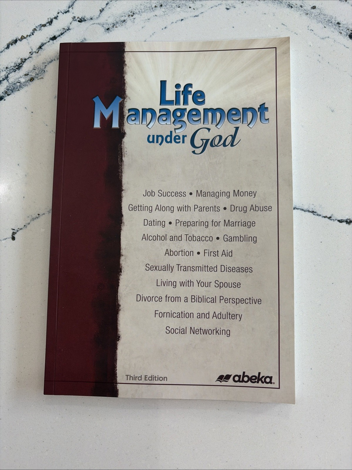 Abeka Grade 11 Life Management/Jesus & His Followers Textbook, & Video Manual