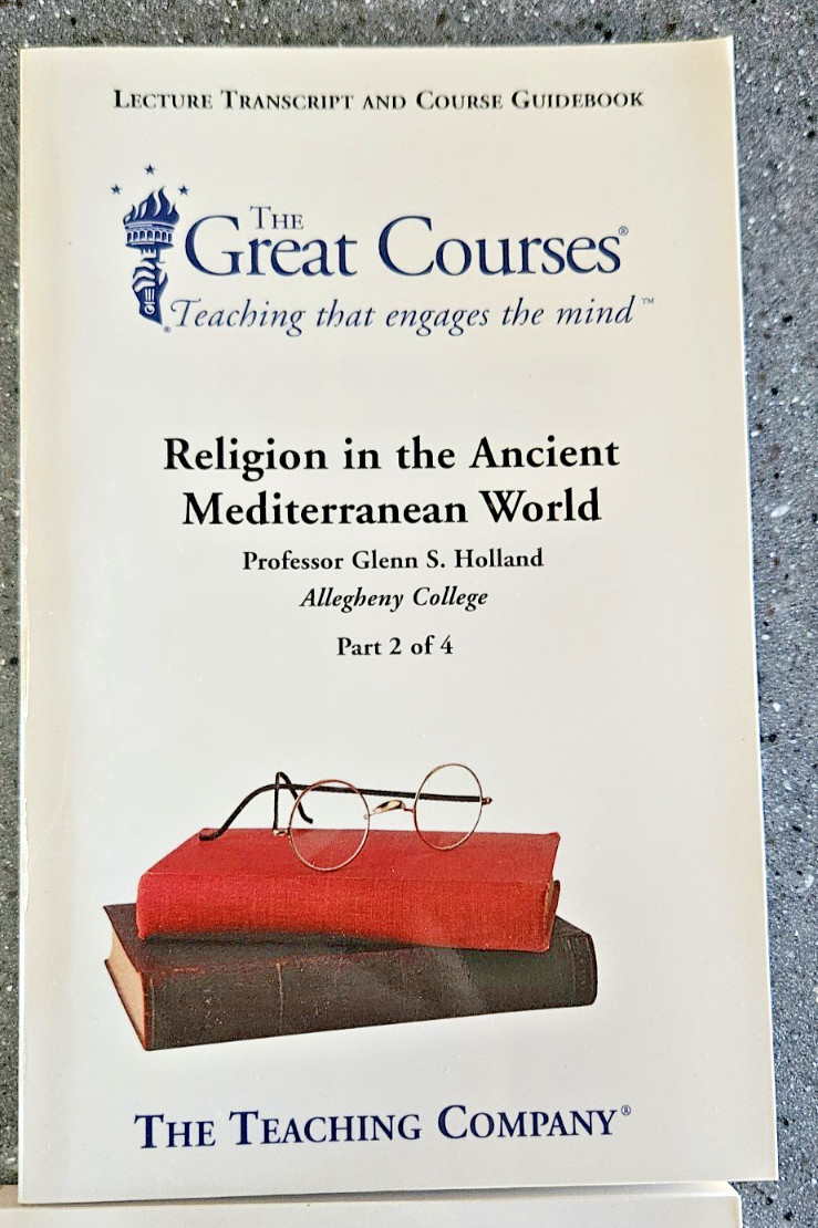 Great Courses: Religion in the Ancient Mediterranean World Volume 1-4 Books