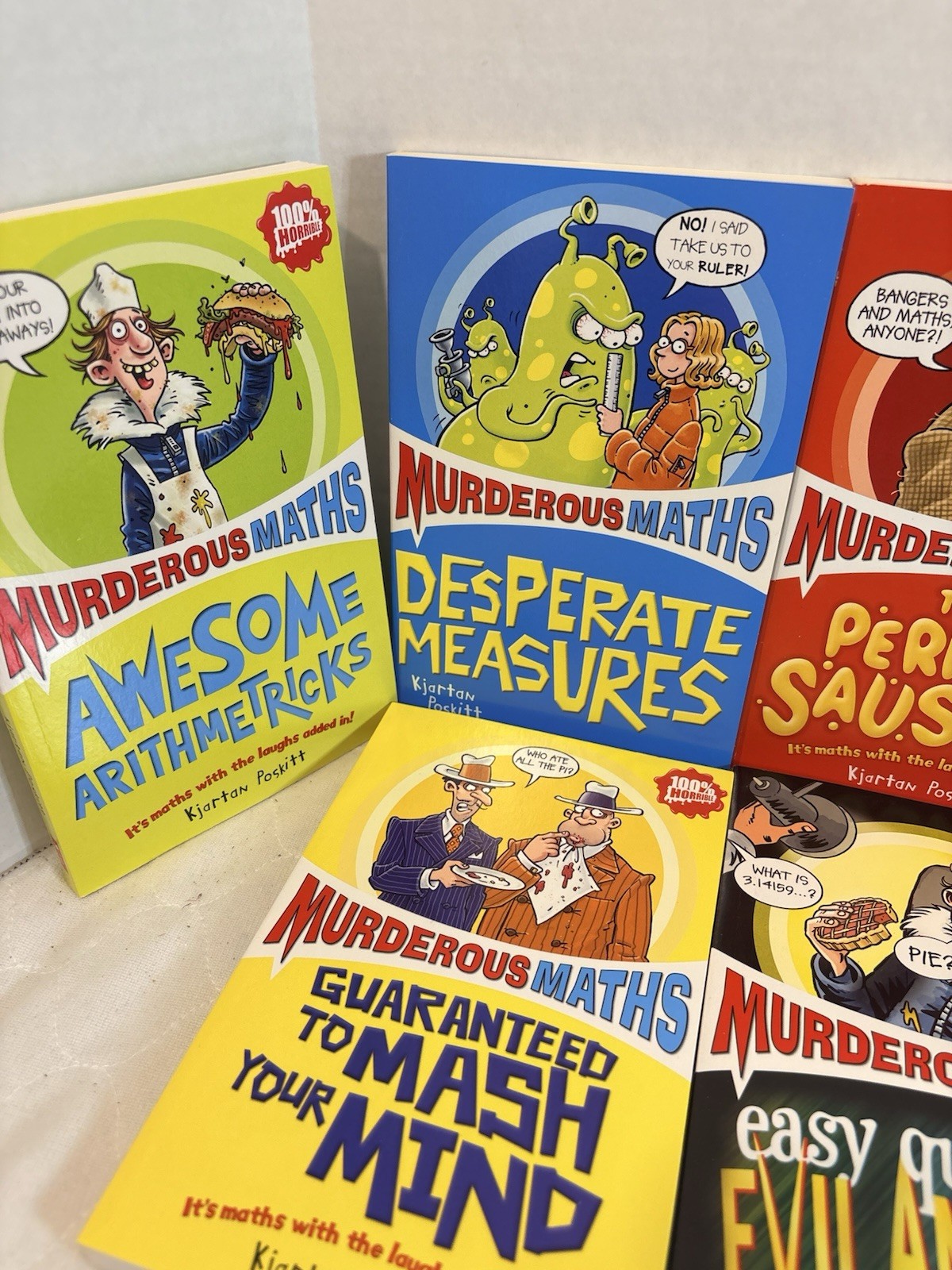 Murderous Maths Collection 10 Books Box Set Gift Pack Horrible Histories Series