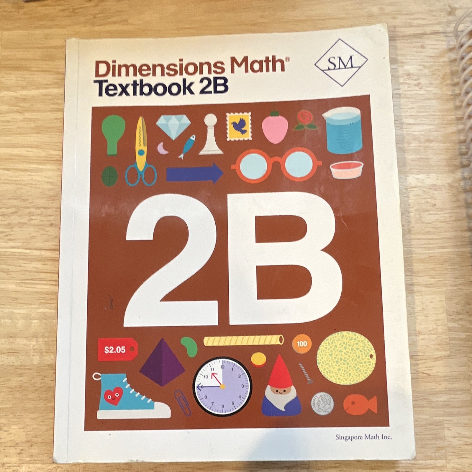 Singapore Math Dimensions Math Textbook 2B Elementary Beginner English Paperback