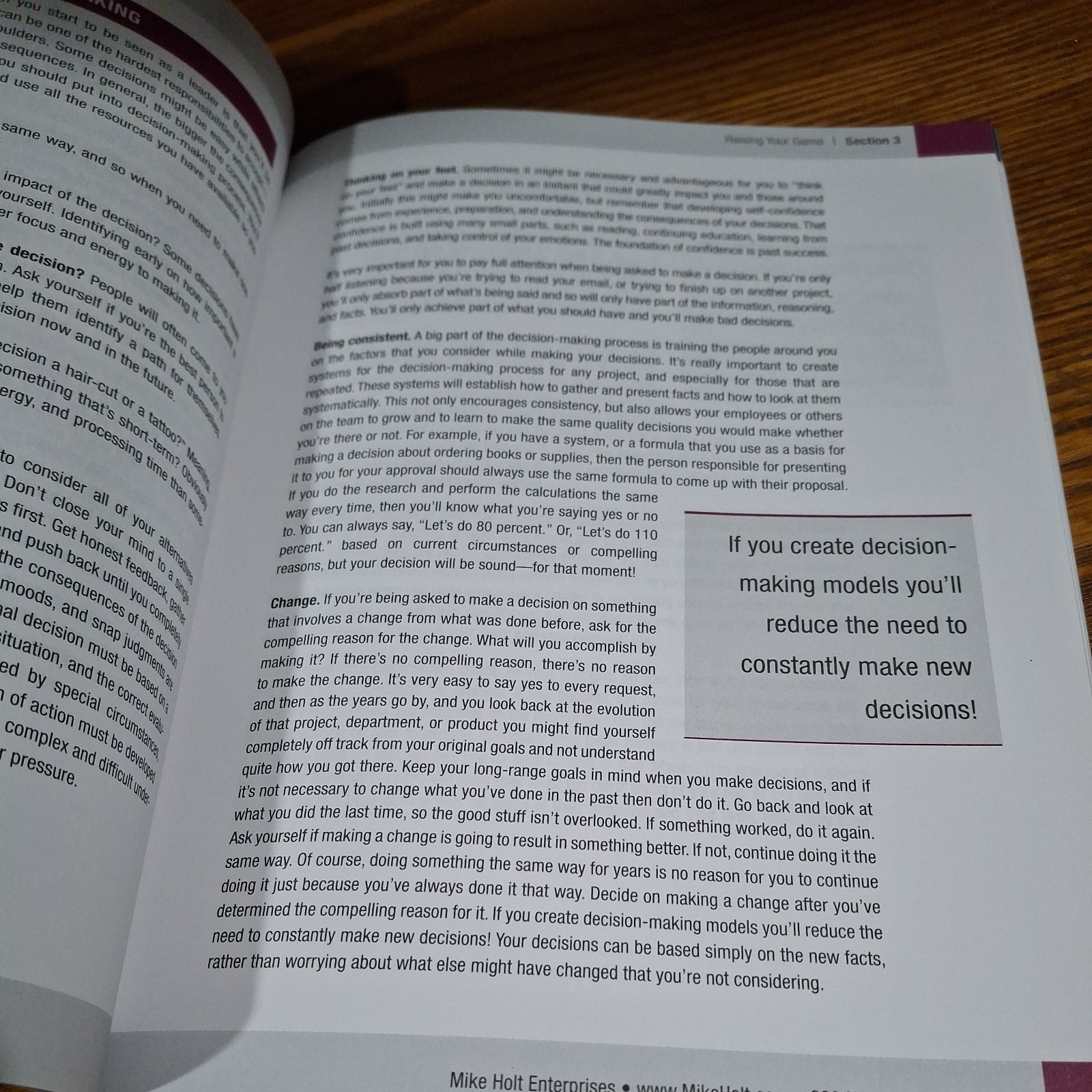Mike Holt`s Leadership Skills textbook