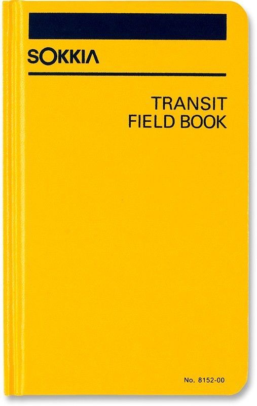 New Sokkia Transit Field Book 815200 (Set of 2)