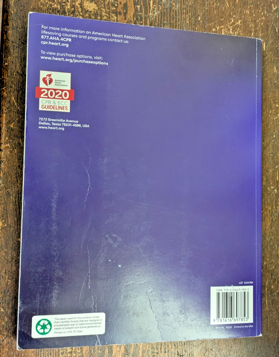 Pediatric Advanced Life Support Provider Manual + PALS – AHA – TPB GC