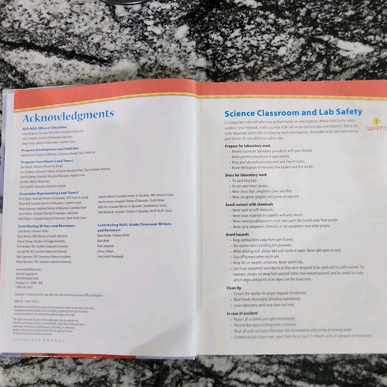 ByDesign Science Textbook Pearson Education 2014 Middle School Inquiry Handbook