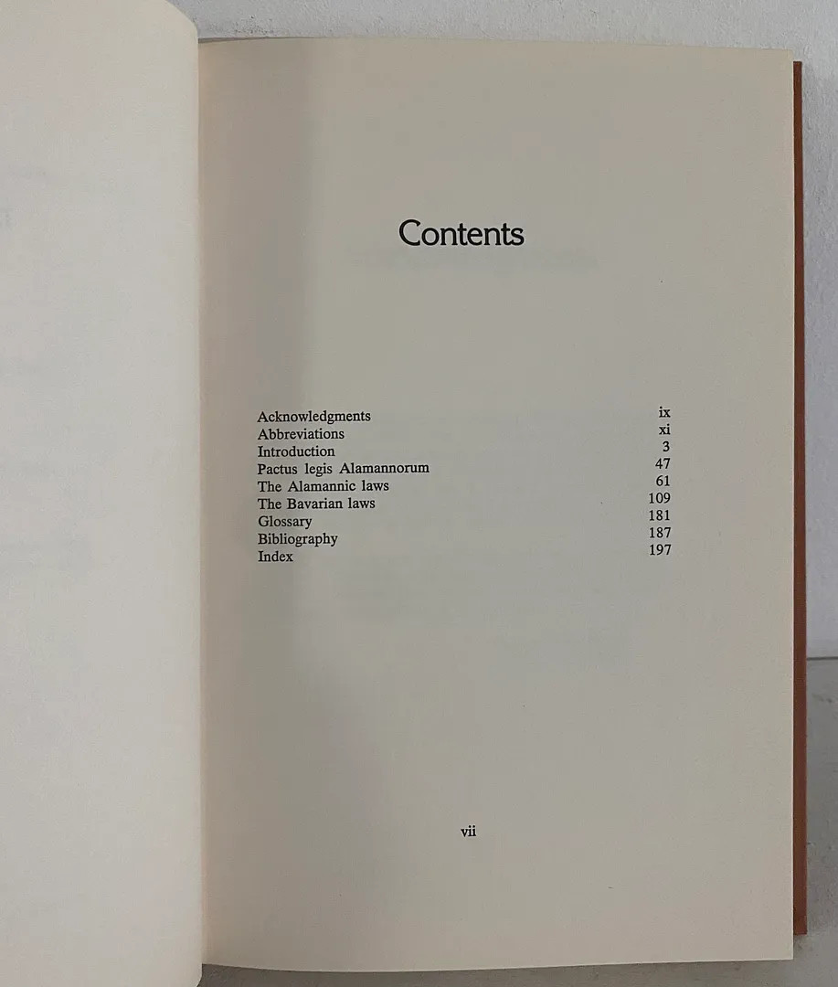 Laws of the Alamans and Bavarians