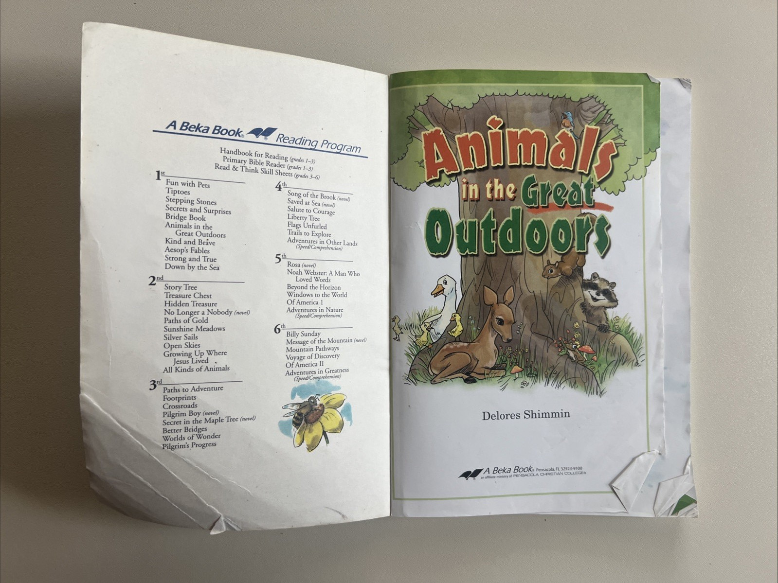 A Beka 1st Grade Animals in the Great Outdoors Set – Teacher and Student Books