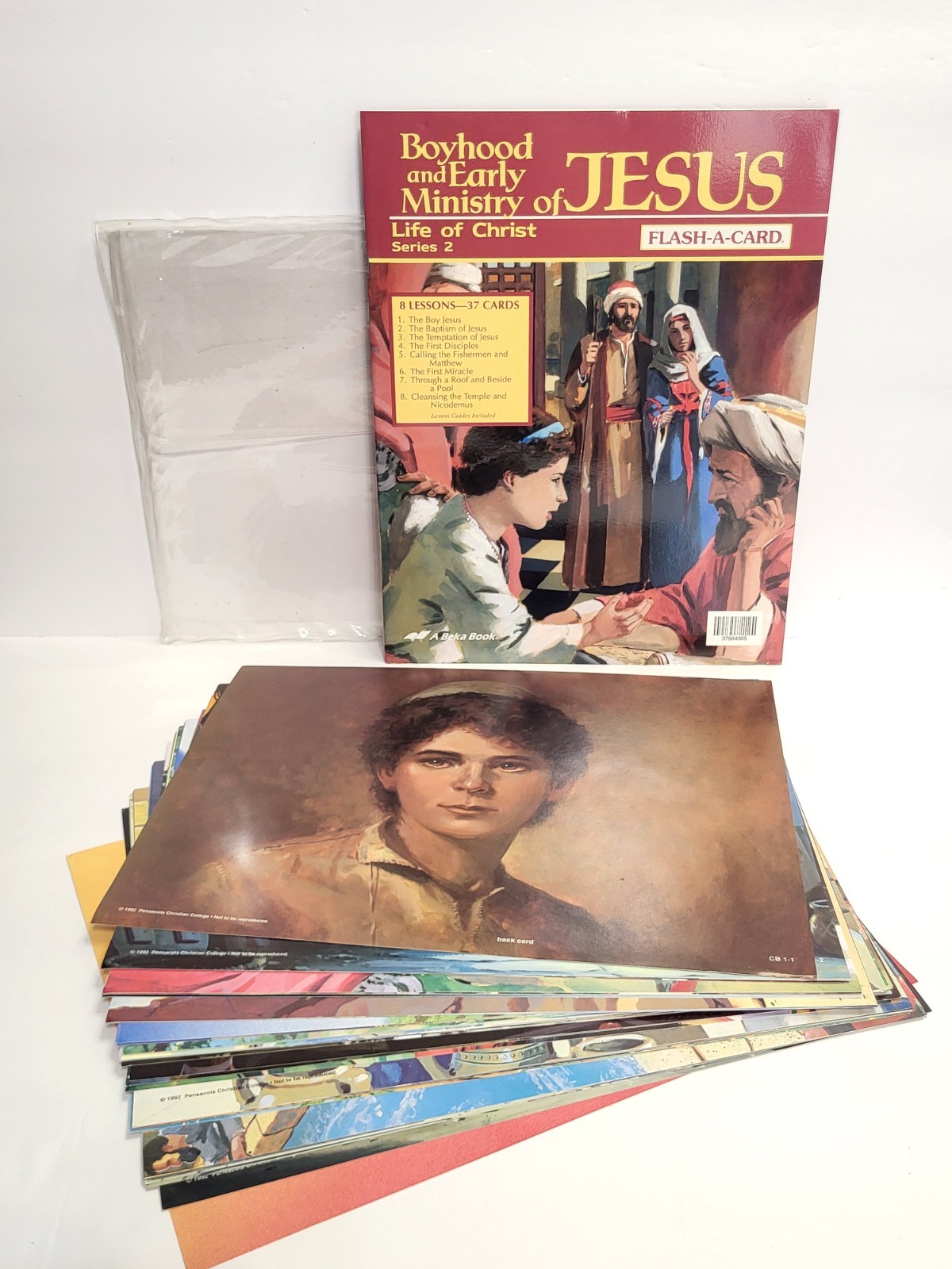 A Beka Book Ministry JESUS Life of Christ Series 2 LARGE Flash Cards Bible VBS
