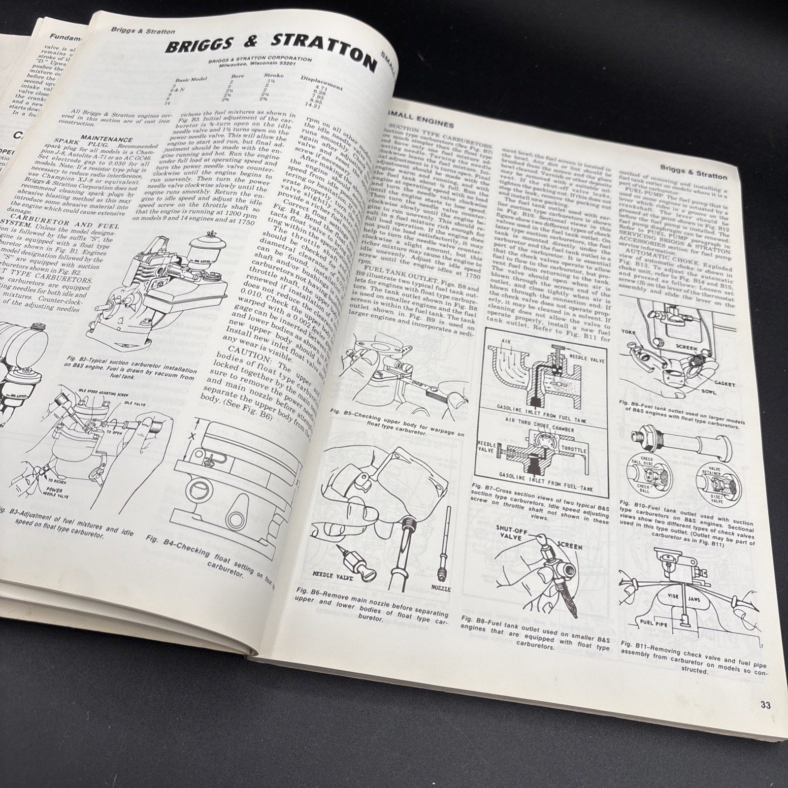 1973 Small Engines Service Manual 10th Edition Reference Repair Maintenance
