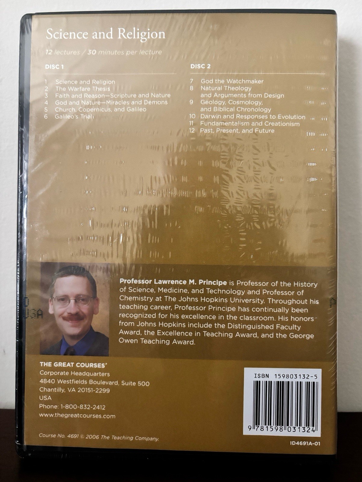 The Great Courses (5) Bible, Israel, Science, New Test & Apocalypse – DVDs & CDs