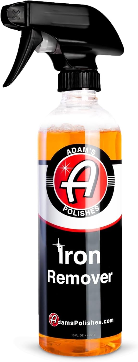 Adam’s Polishes Iron Remover 16oz – Car Paint & Wheel Fallout Rust Cleaner Spray
