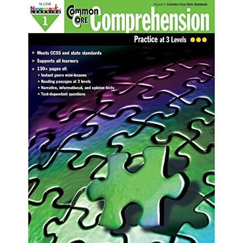 New – Newmark Learning Grade 1 Common Core Comprehension 3 Levels