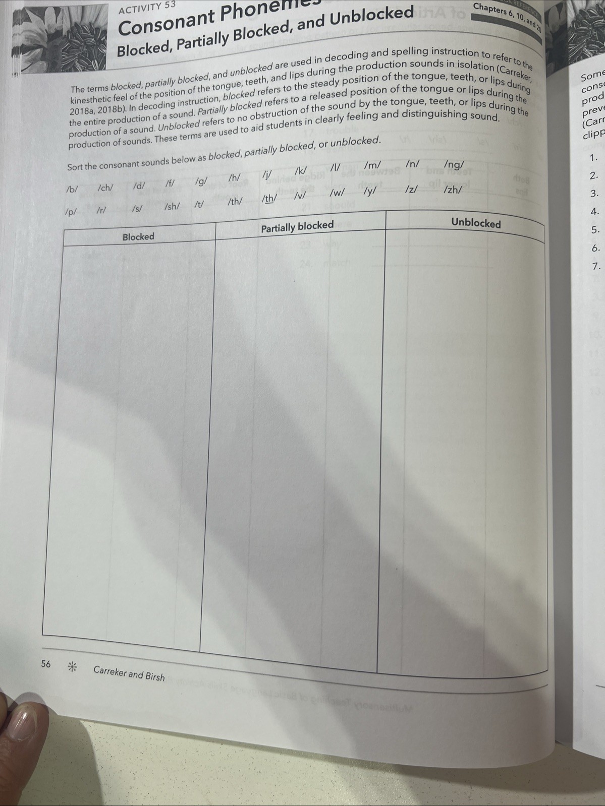 Multisensory Teaching of Basic Language Skills Activity Book by Suzanne Carreker