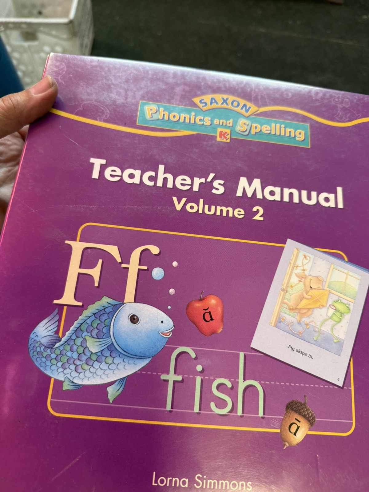 Saxon Phonics & Spelling Grade K Teacher Manual Vol 1 And 2– & Resource Binder