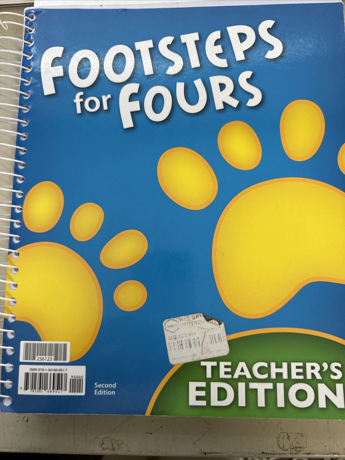 BJU Press Footsteps for Fours Teacher’s Ed PART 1, 2 & 3 Preschool Curriculum