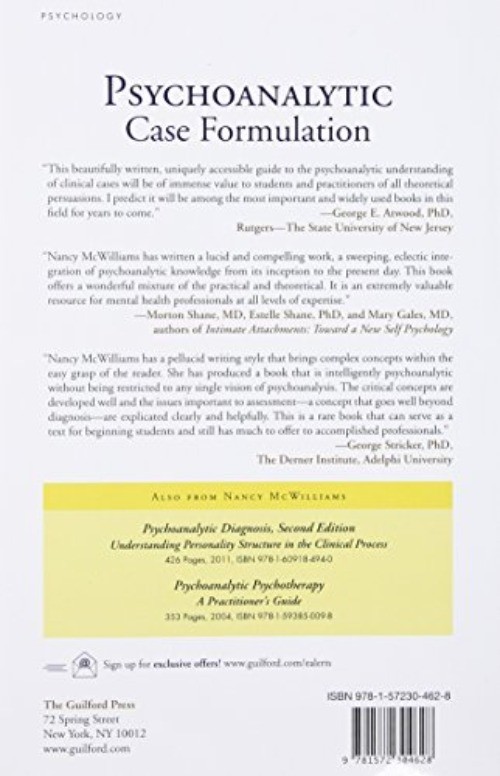 Psychoanalytic Case Formulation UPC 1572304626