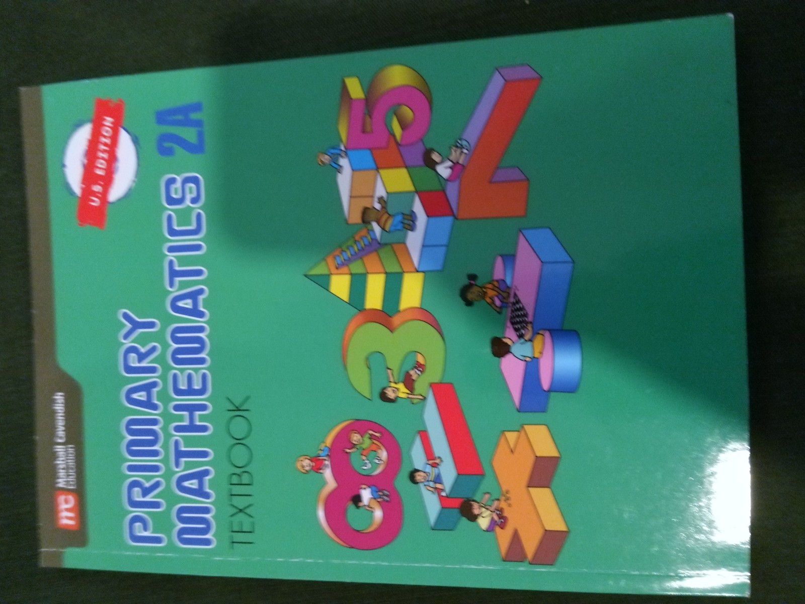 Primary Mathematics 2A Textbook, Singapore Math, Acceptable Condition