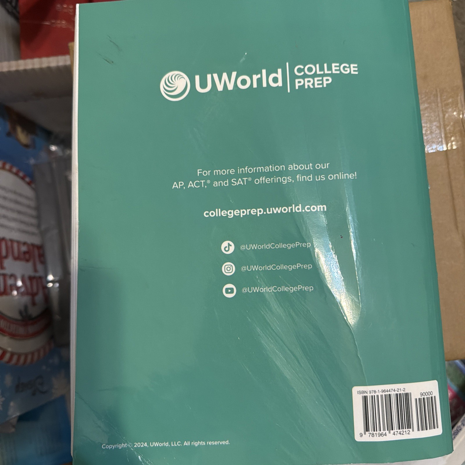 2025/2026 UWORLD AP CHEMISTRY STUDY GUIDE BRAND NEW
