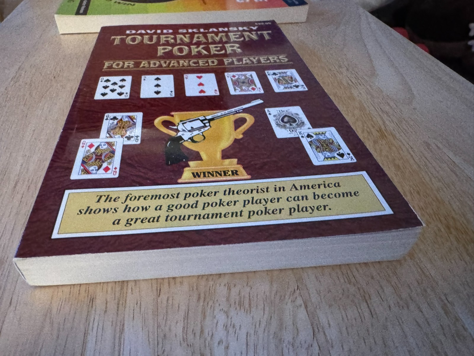 Tournament Poker for Advanced Players Book by David Sklansky