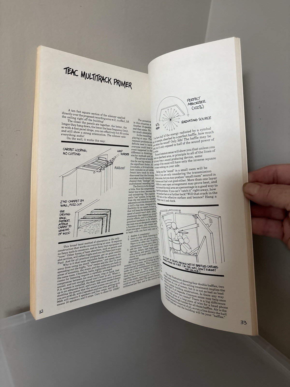 TEAC The Multitrack Primer Black And White Book