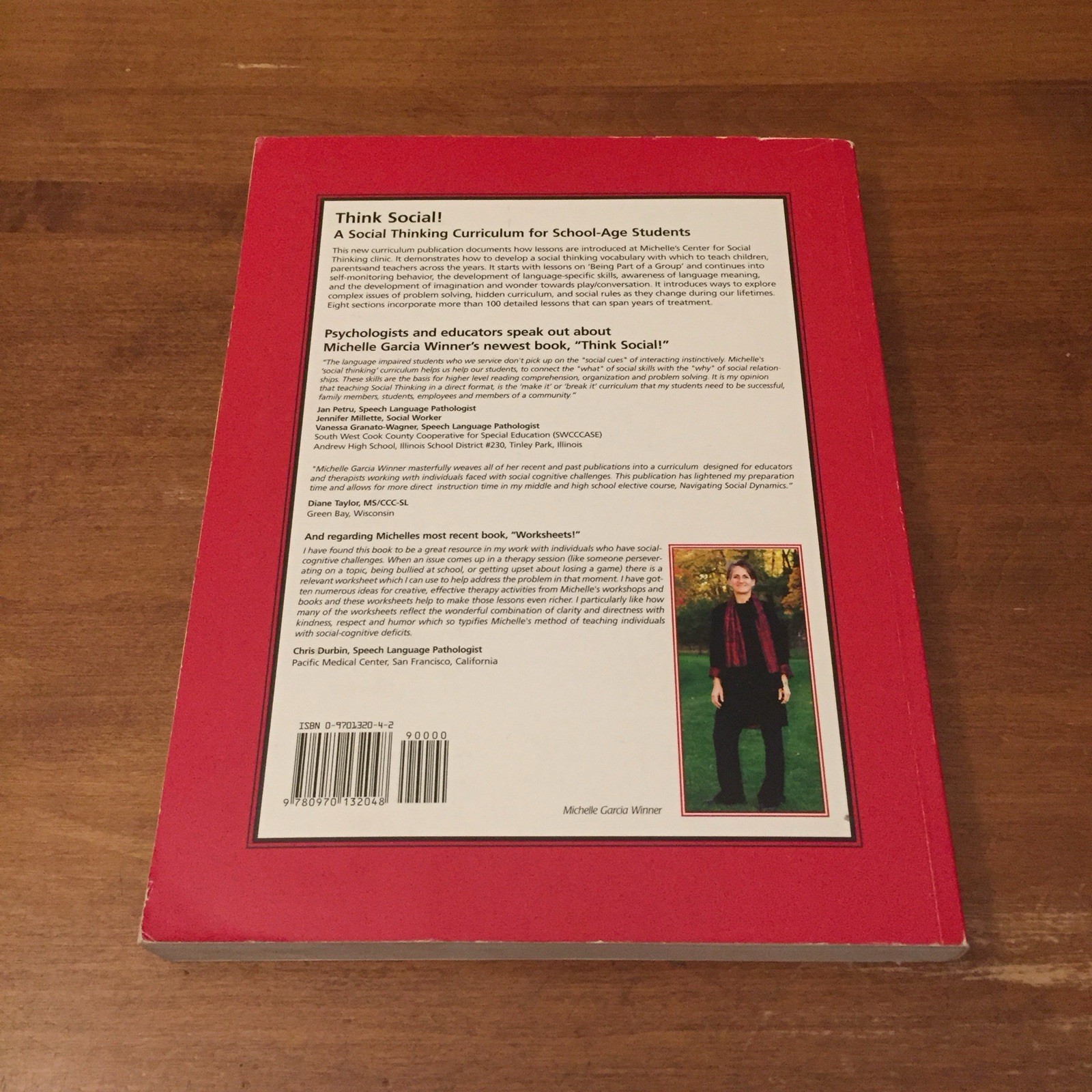 Think Social! by Michelle G. Winner 2005 Social Thinking 1st Ed TPB *NO CD* Good