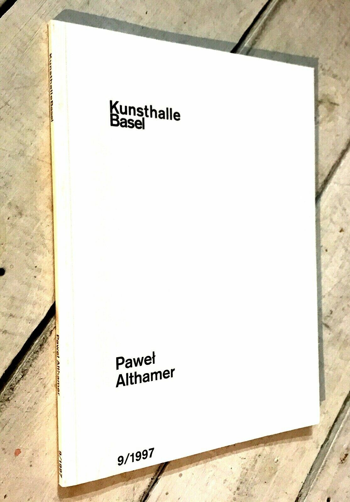 Pawel Althamer Kunsthalle Basel Contemporary Art Exhibition Catalog