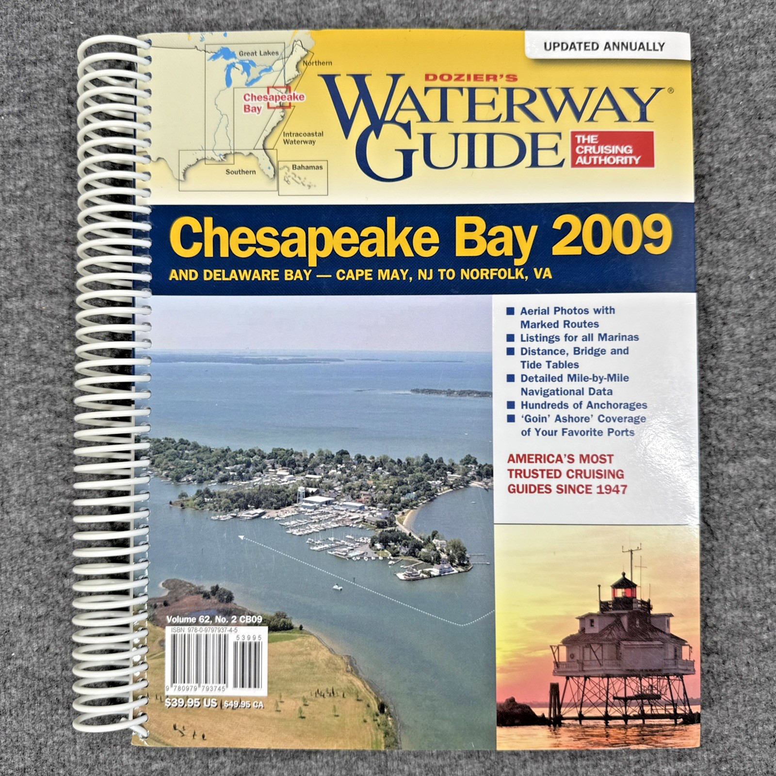 Waterway Guide Chesapeake Bay & Delaware Bay 2009 (Cape May NJ – Norfolk VA)