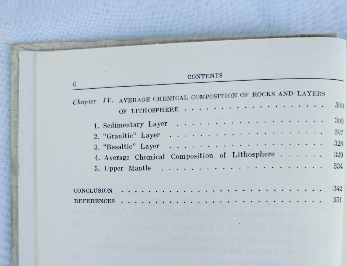 Geochemistry of Lithosphere by A. A Beus, Mir Publishers Moscow, 1976, Hardcover