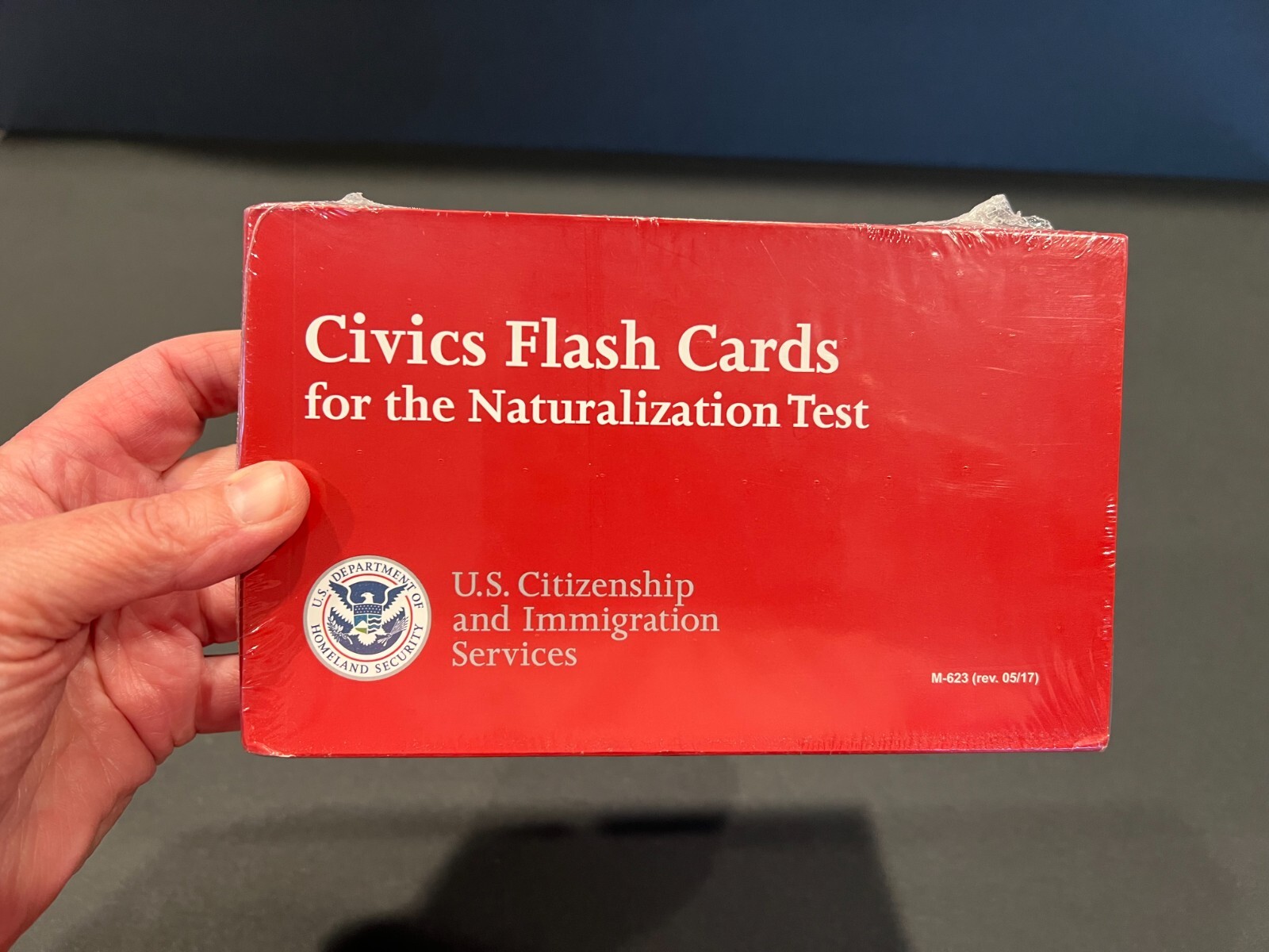NEW Civics Flash Cards Naturalization Test US Citizenship Immigration M-623 5/17