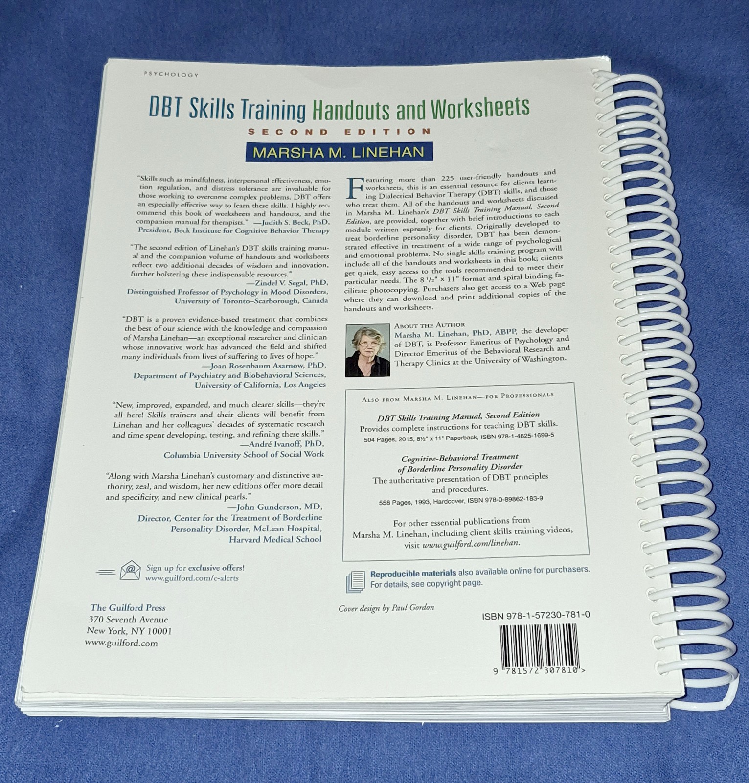 DBT Skills Training Handouts & Worksheets by Marsha M. Linehan – 2nd Edition