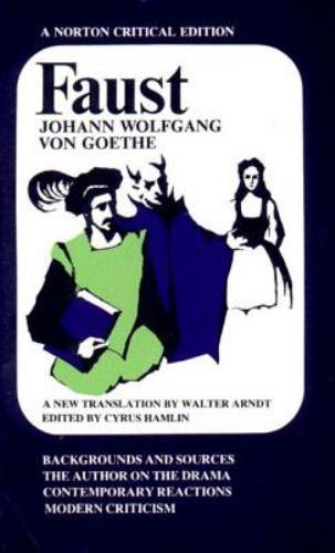 Faust: A Tragedy; Norton Critical E- 0393092089, paperback, Johann Wolfgang von