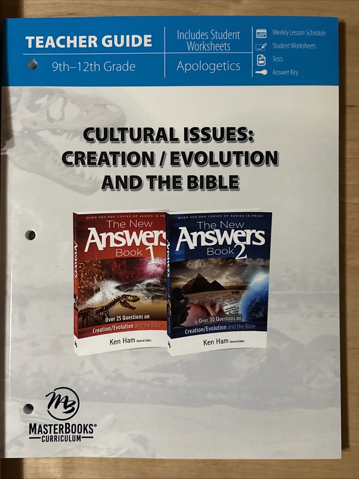 New Master Books CULTURAL ISSUES VOLUME 1 Curriculum Apologetics Answers Ken Ham