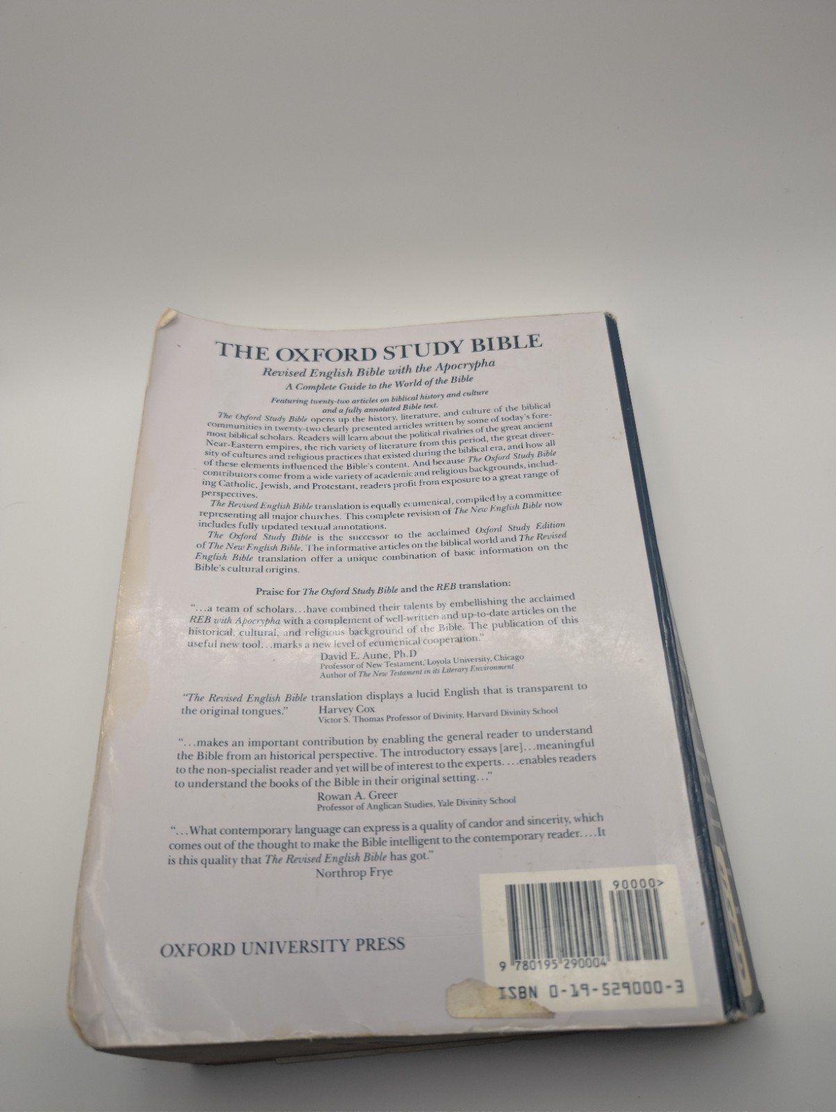 The Oxford Study Bible: Revised English Bible with the Apocrypha