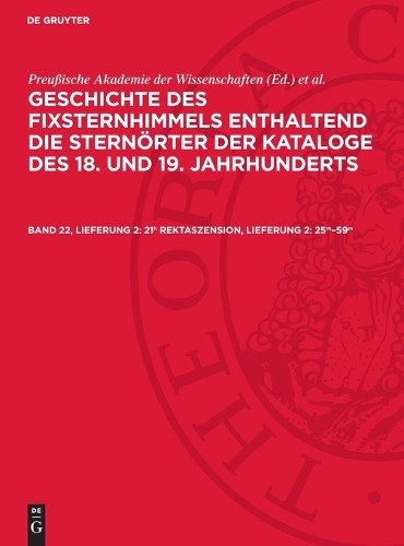 21h Rektaszension, Lieferung 2: 25m-59m (Hardback)