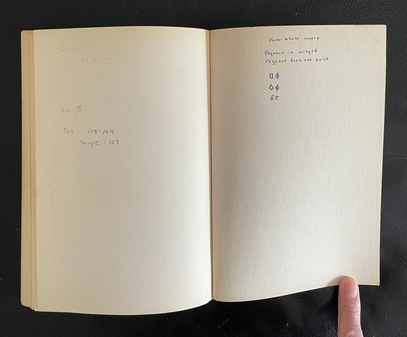 Semantics and the Philosophy of Language Linsky