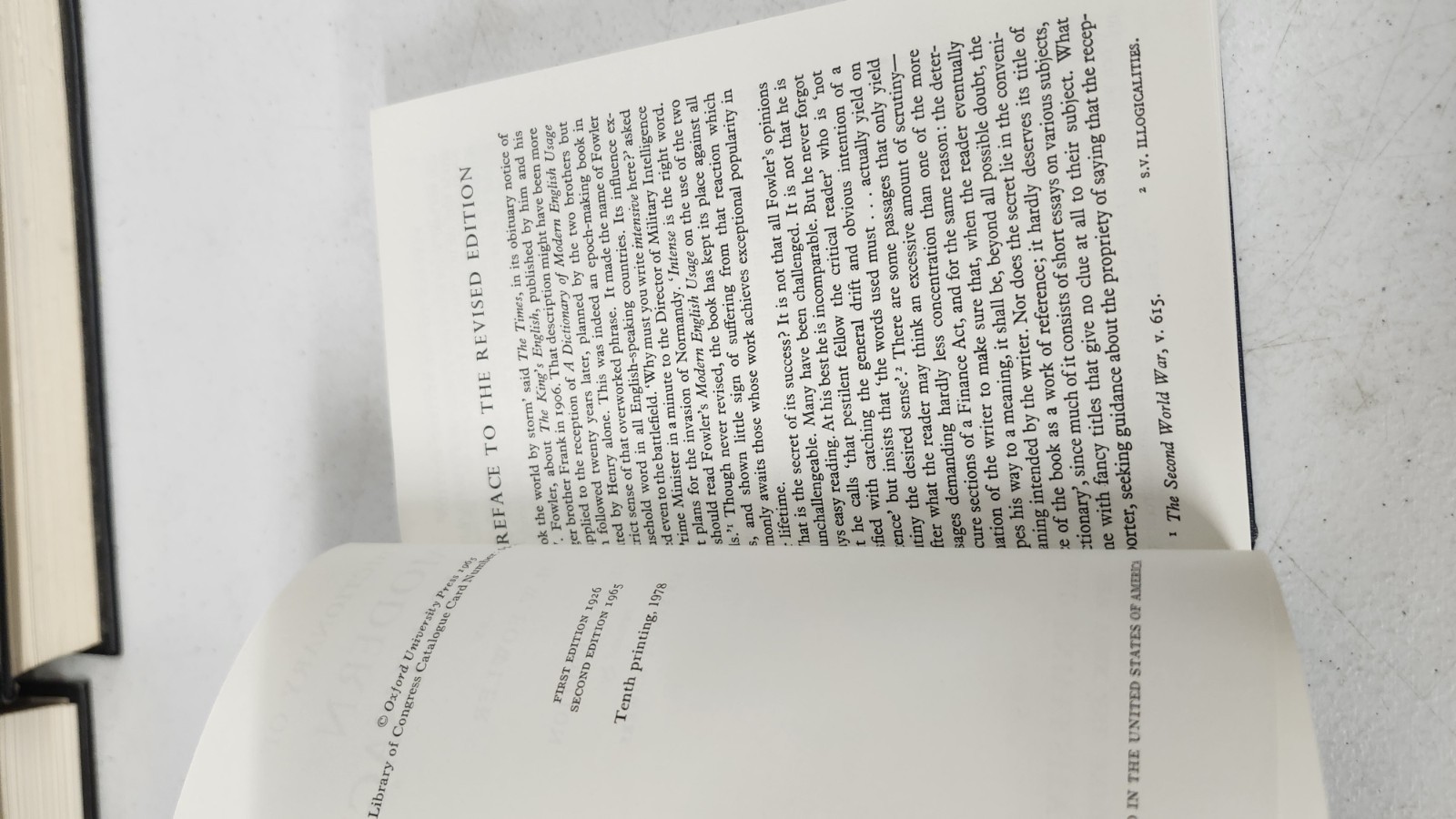 A Dictionary of Modern English Usage Fowler, H. W. and Gowers, Sir Ernest abk