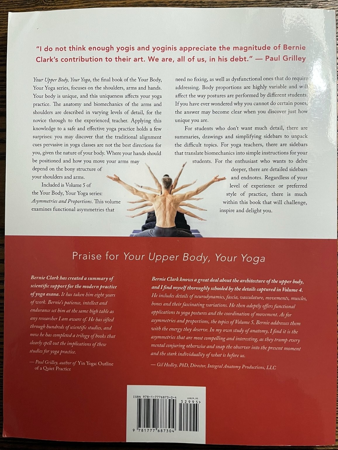Your Upper Body Your Yoga BY Bernie Clark 2022 Wild Yoga Publications :VG