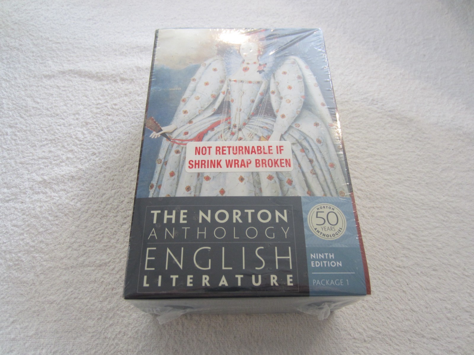 The Norton Anthology of English Literature 9th Edition 3 Book Set SEALED NEW