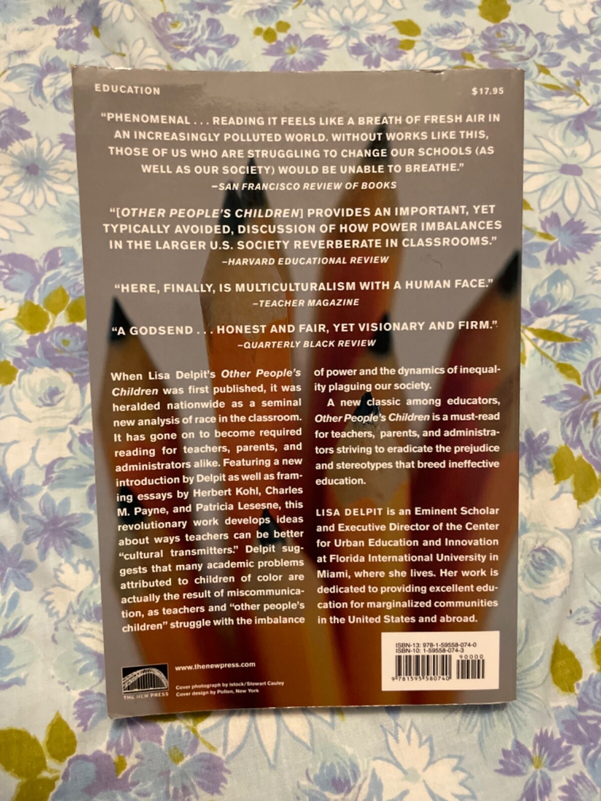 BOOK Other People’s Children LISA DELPIT Cultural Conflict in the Classroom Pb