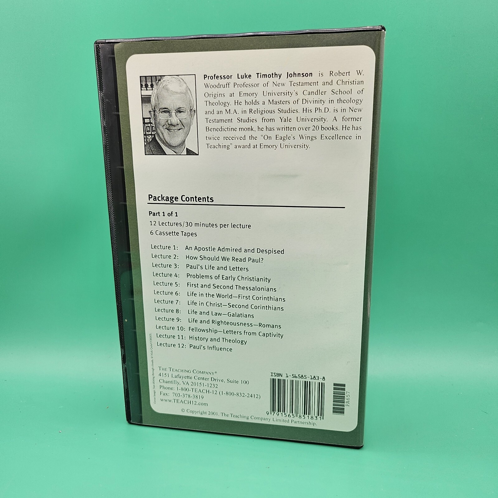 The Great Courses The Apostle Paul The Teaching Company Cassette & GuideBook CIB