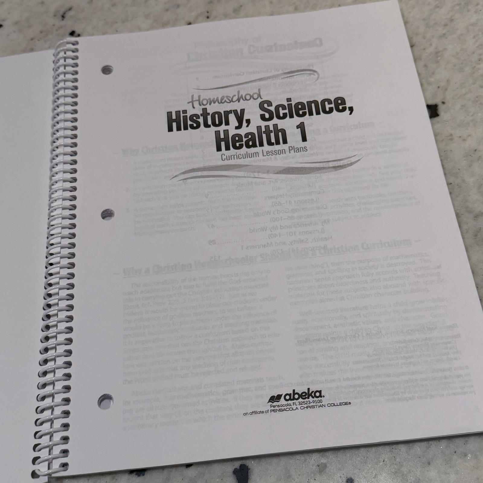 Abeka 1st Grade History Science Health 1 Lesson Plans Readers New