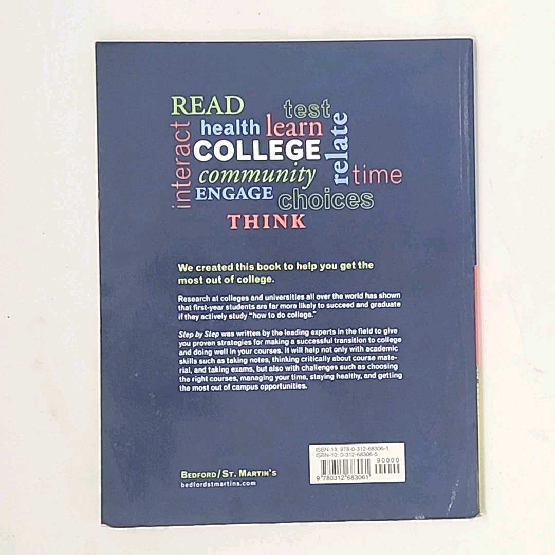 Step by Step to College and Career Success by John Gardner & Betsy Barefoot Book