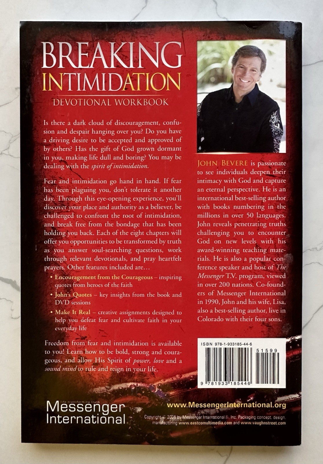 **Breaking Intimidation Curriculum Kit by John Bevere 2008 DVD CD’S + Workbook**