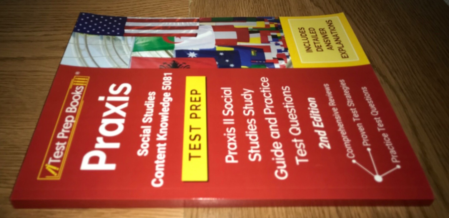 PRAXIS SOCIAL STUDIES & ELA ENGLISH CONTENT KNOWLEDGE BOOK SET TEST PREP II