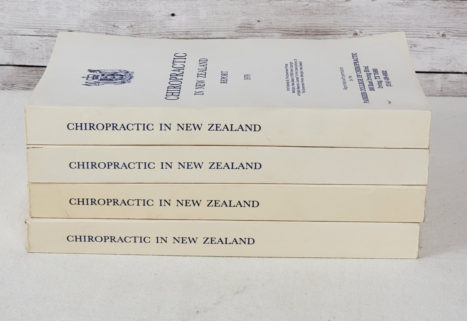Bulk Lot of 7 Chiropractic in New Zealand 1979 Report Parker College Reprints